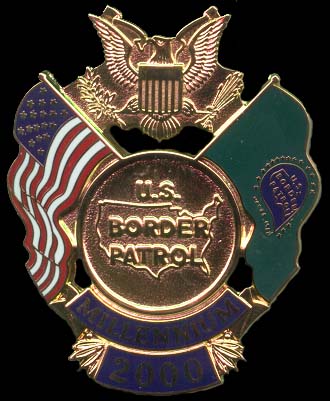 USBP Millennium Commemorative Badge